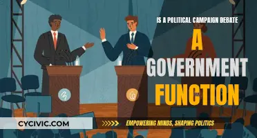 Political Campaign Debates: Government Function or Not?