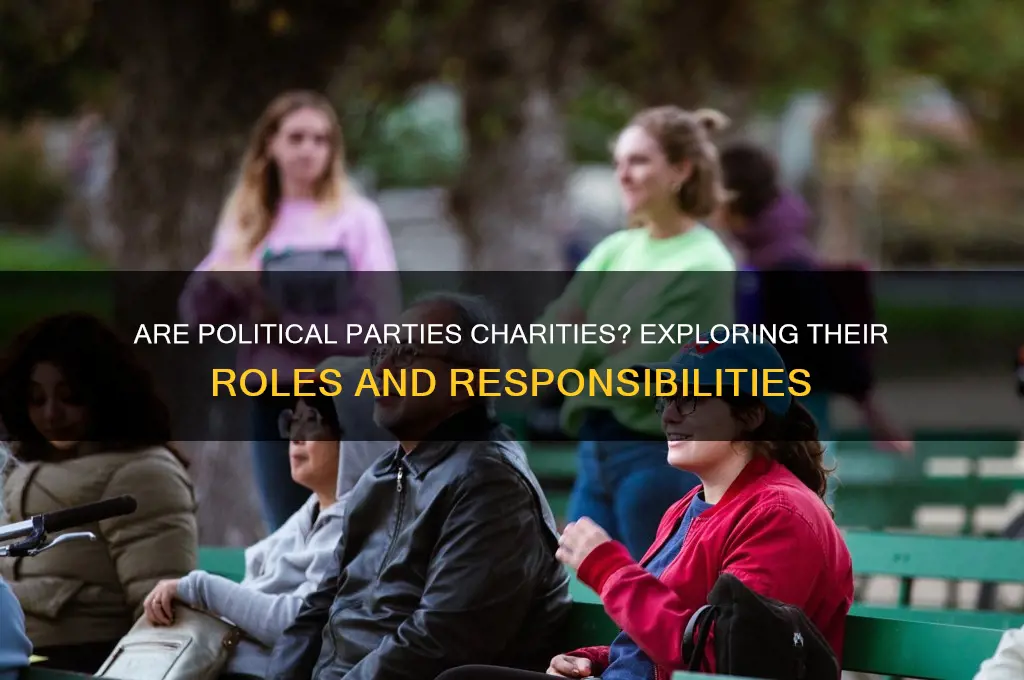 is a political party a charity