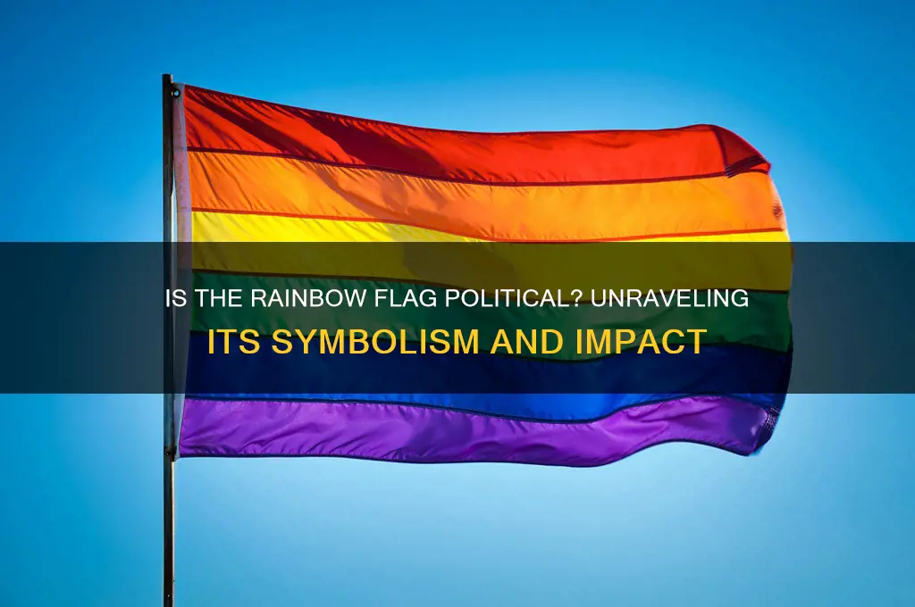 is a rainbow flag political