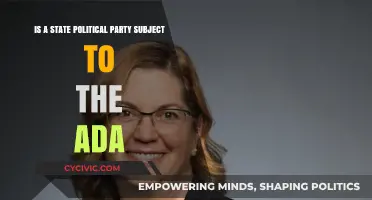 Are State Political Parties Bound by ADA Compliance Rules?