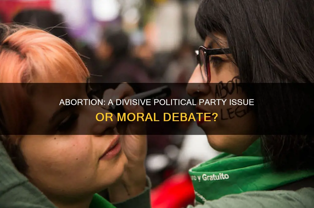 is abortion a political party issue