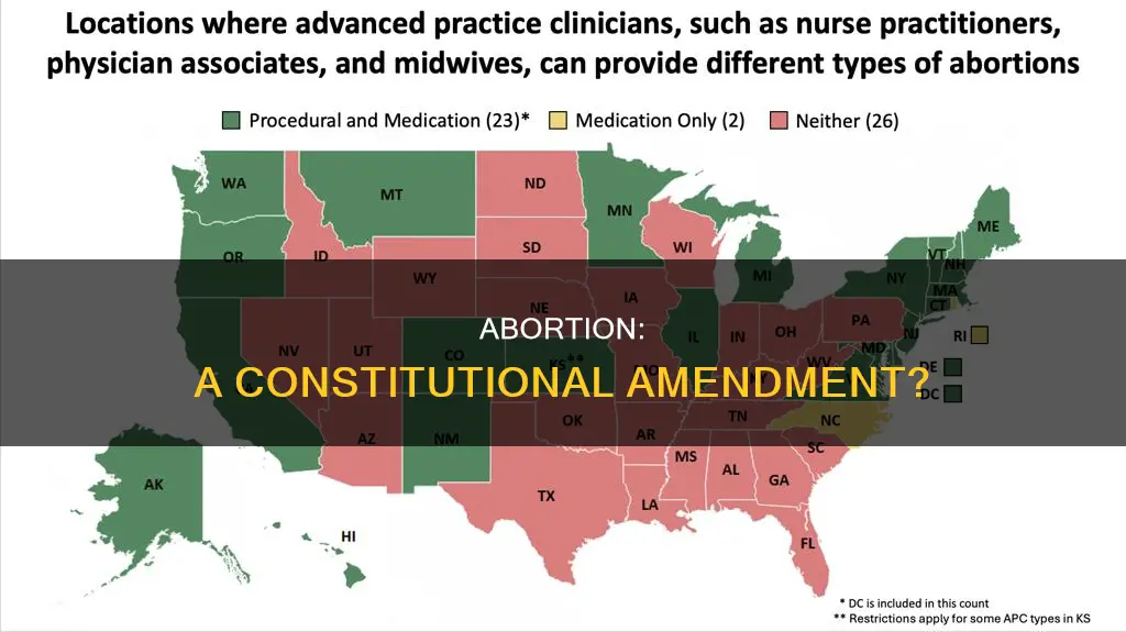 is abortion an amendment to the constitution