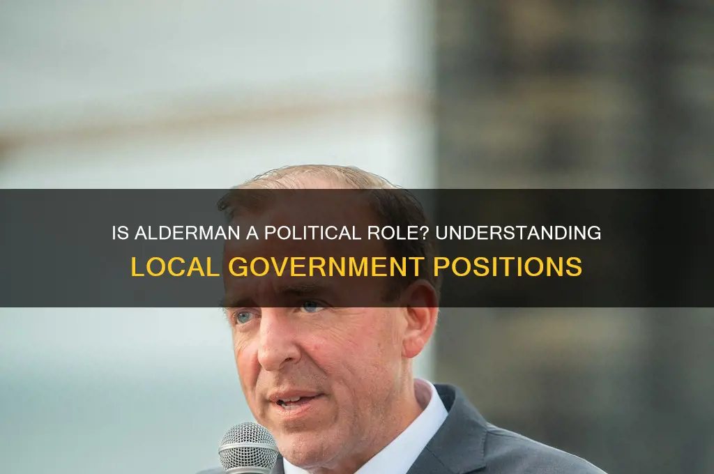 is alderman a political position