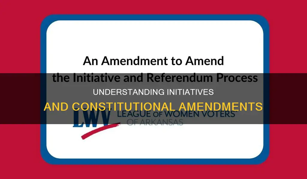 is an initiative the same as a constitutional amendment