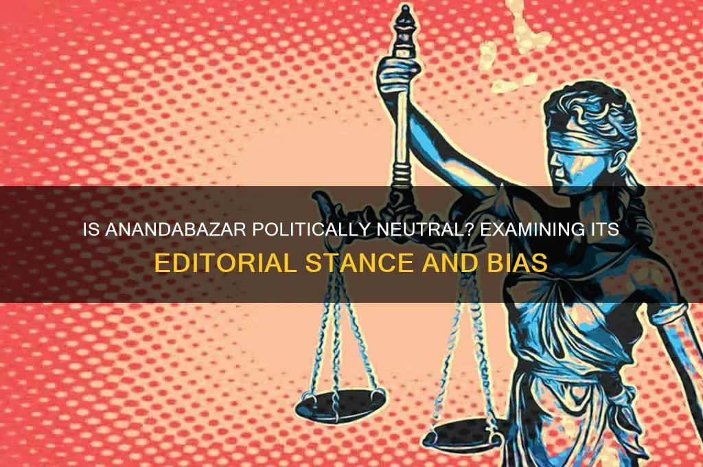 is anandabazar politically neutral