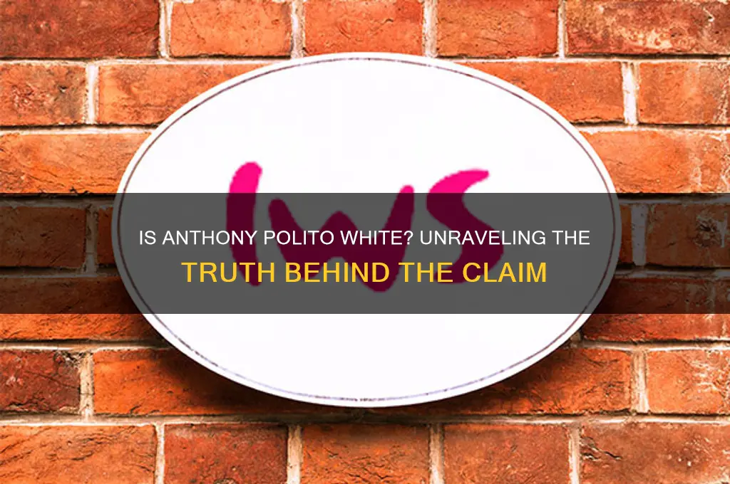 is anthony polito white