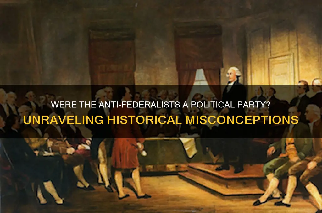 is anti federalists a political party