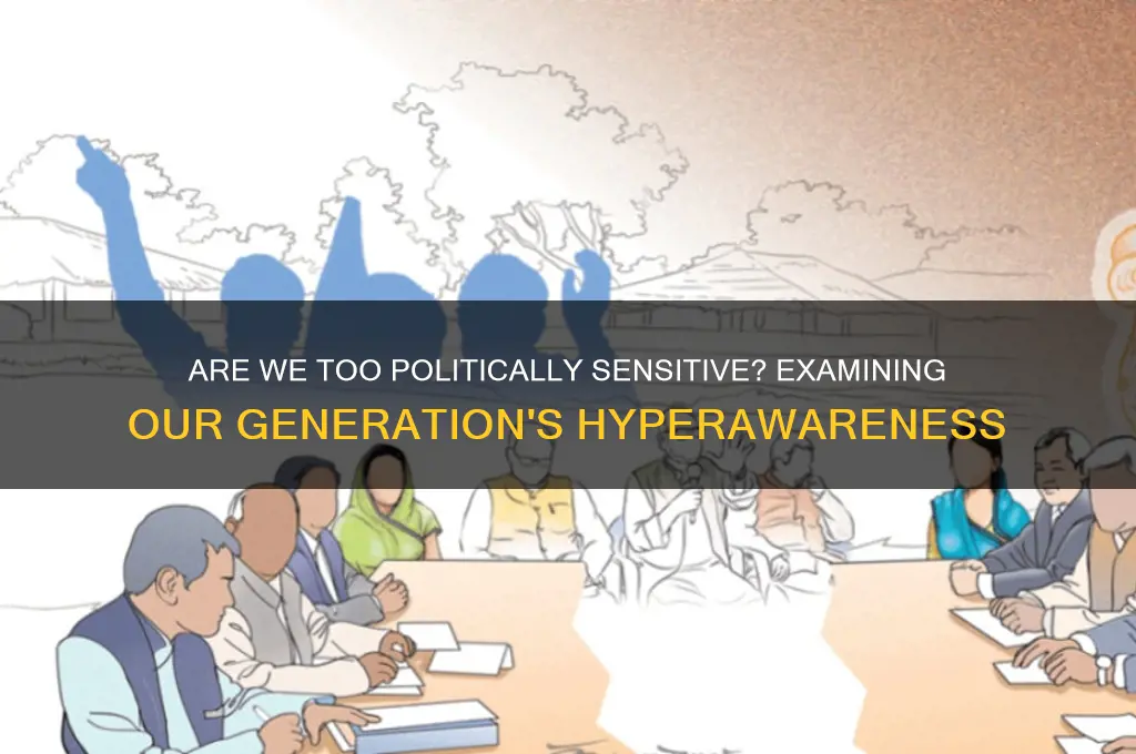 is aour generation politically hypesrensitive