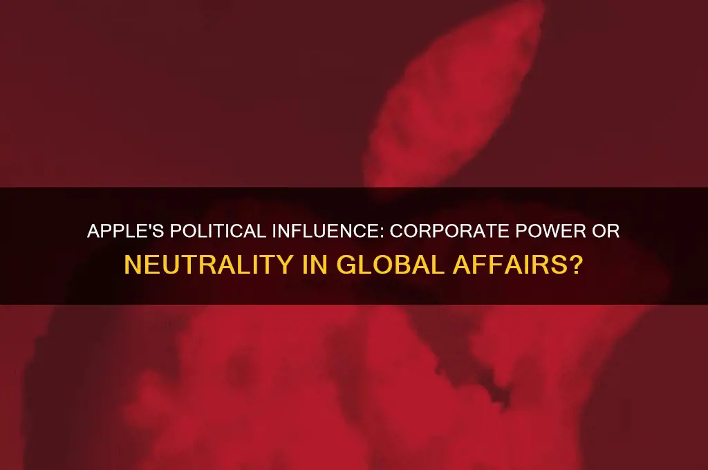 is apple involved in politics