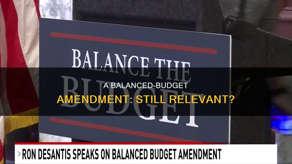 is balanced-budget constitutional amendment still valid