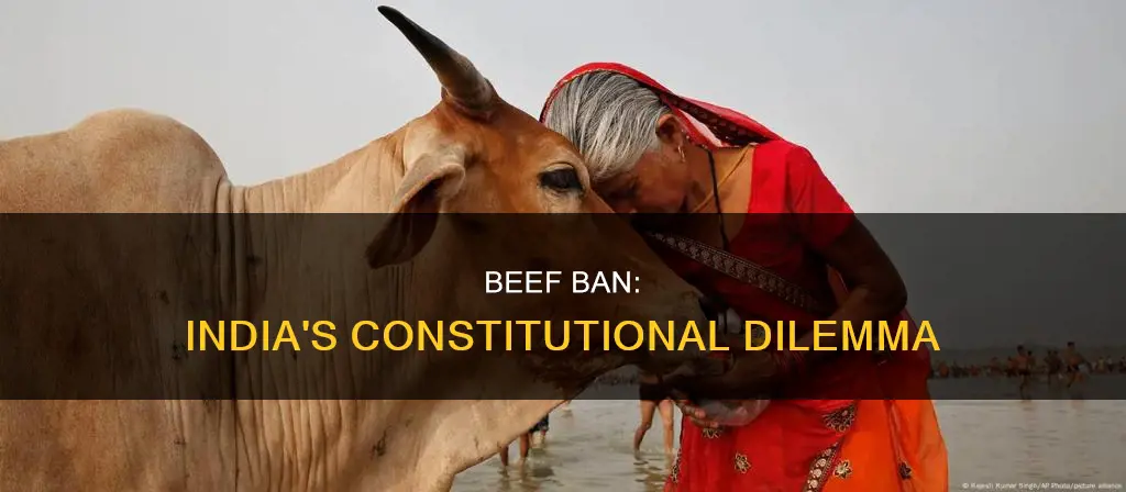 is beef banned in indian constitution