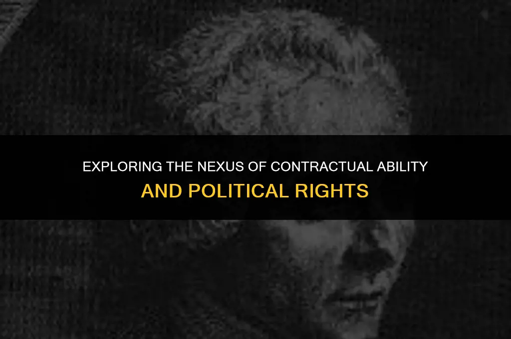 is being able to a contract a political right
