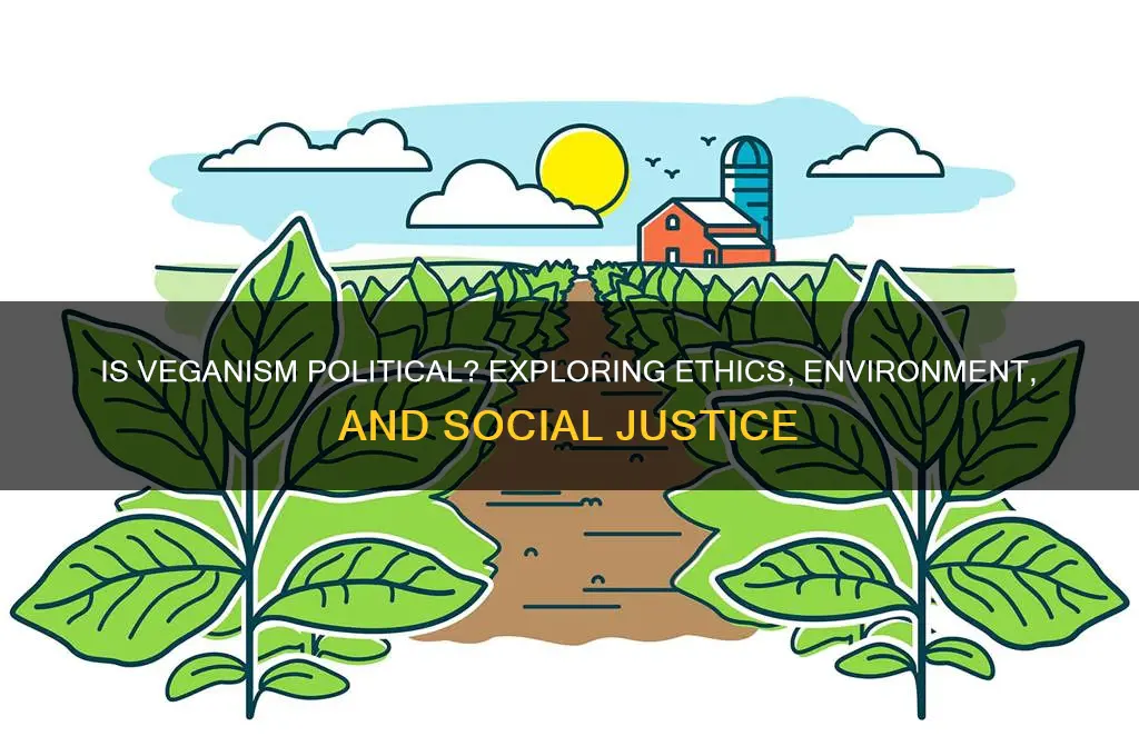 is being vegan political