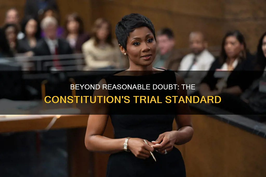 is beyond a reasonable doubt in the constitution