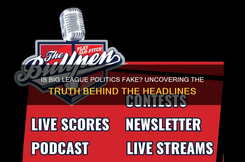 is big league politics fake