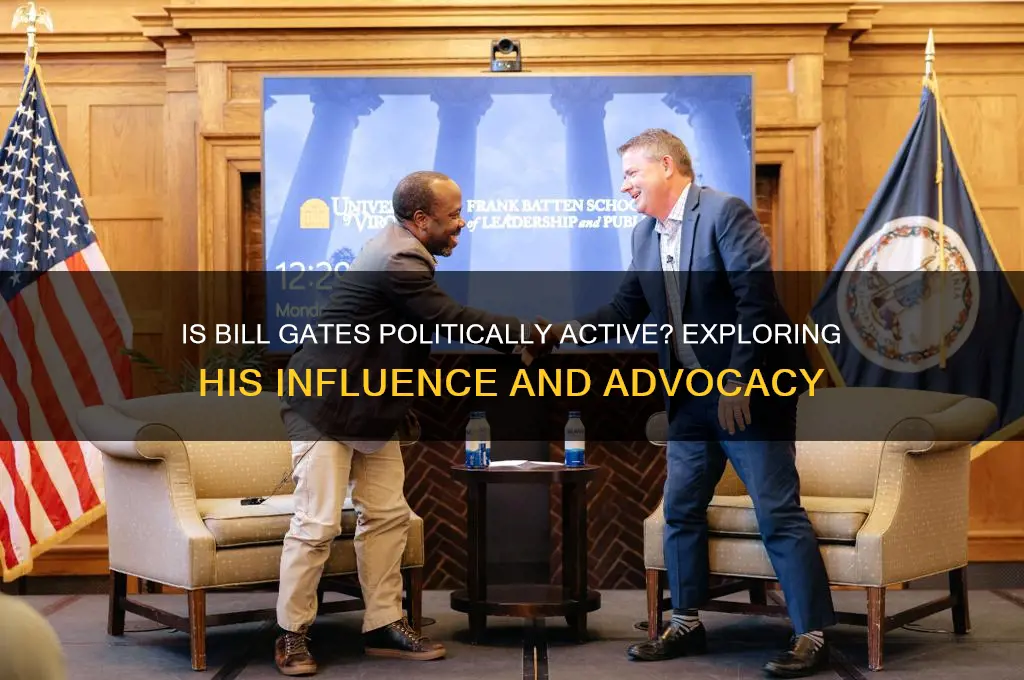 is bill gates political