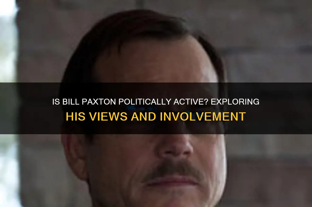 is bill paxton political