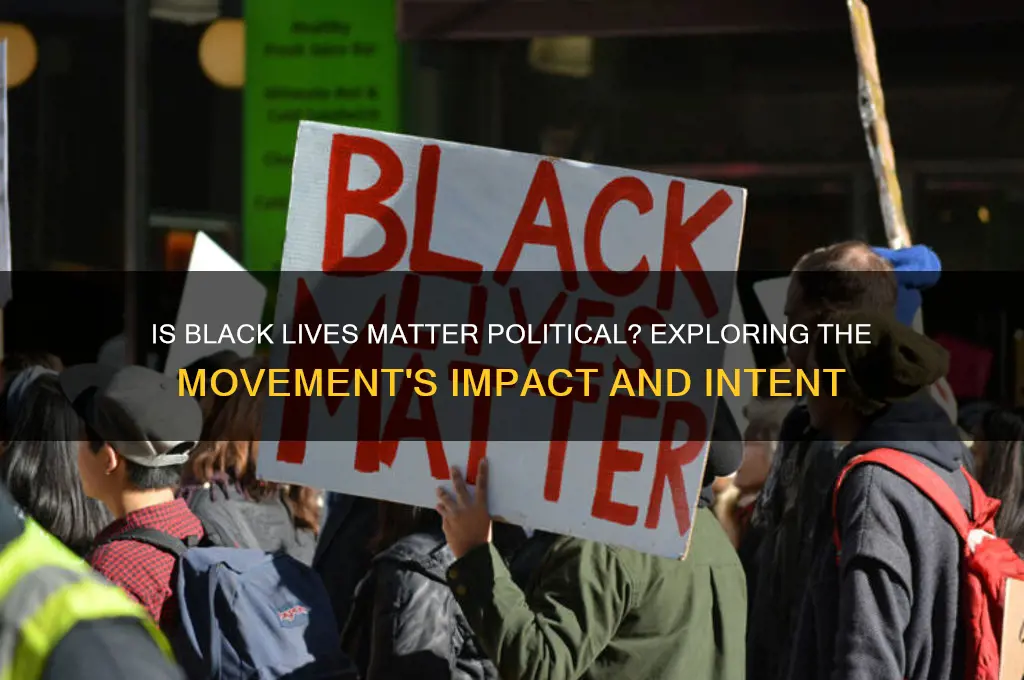 is black live matter political
