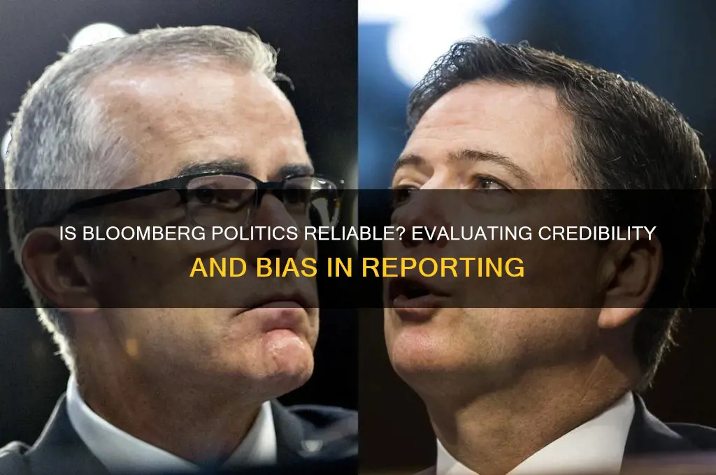is bloomberg politics reliable
