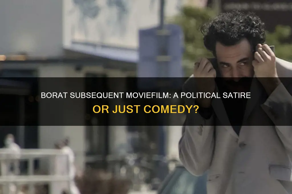 is borat 2 political
