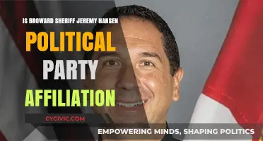 Broward Sheriff Jeremy Hansen: Unveiling His Political Party Affiliation