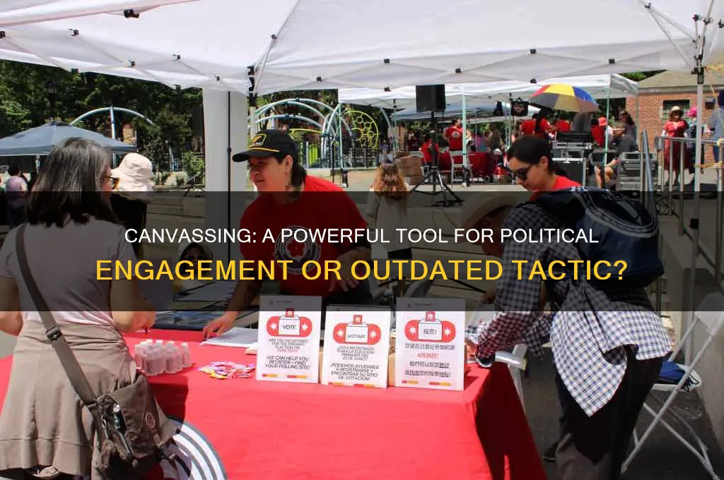 is canvassing political engagement