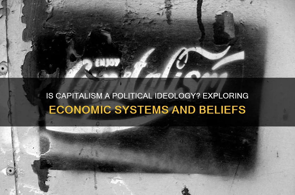 is capitalism a political ideology