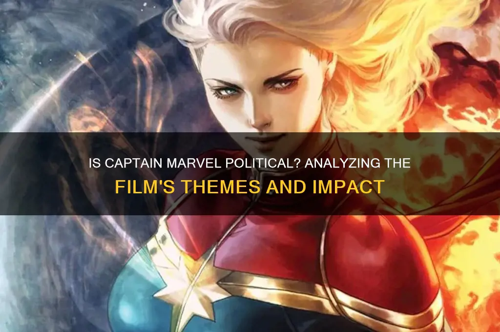 is captain marvel political