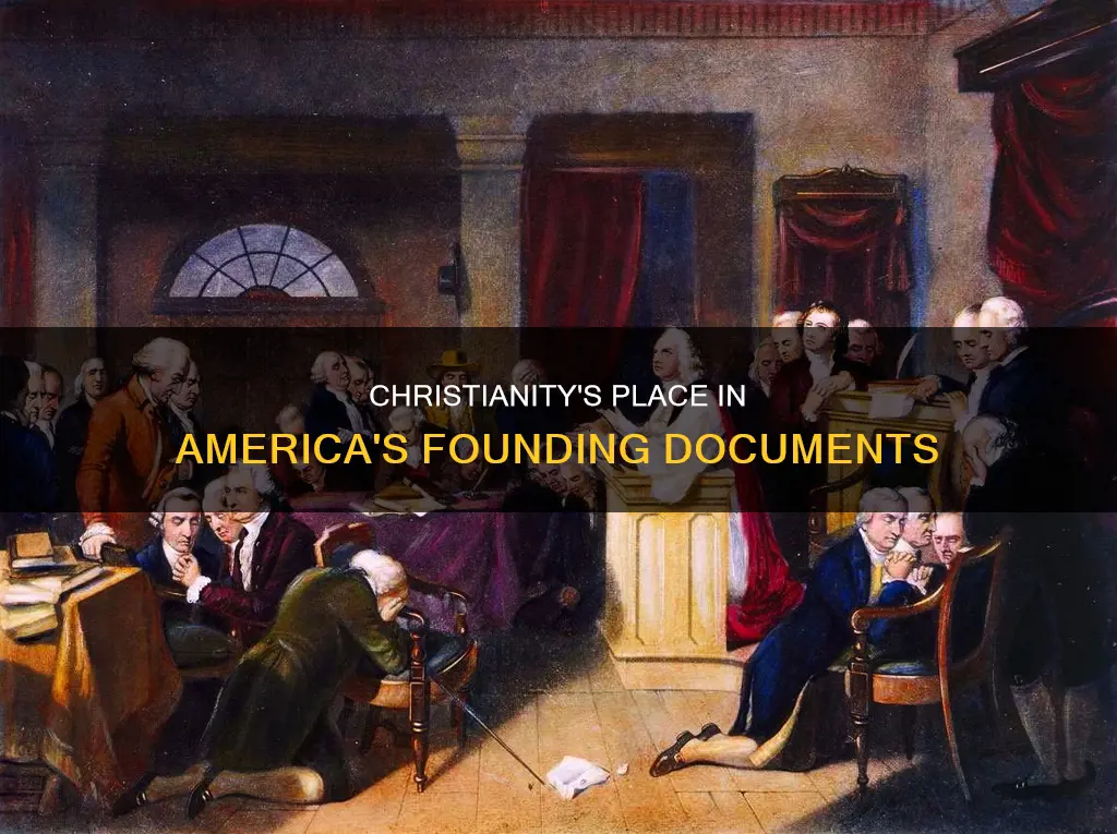 is christianity mentioned in the declaration of independence or constitution