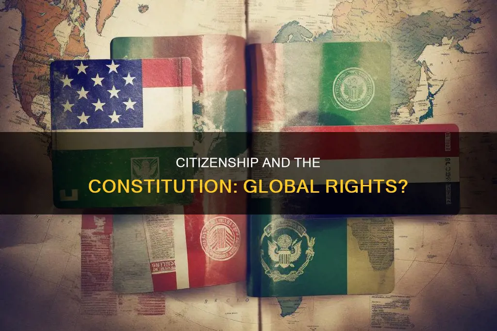 is citizenship from another country in the constitution