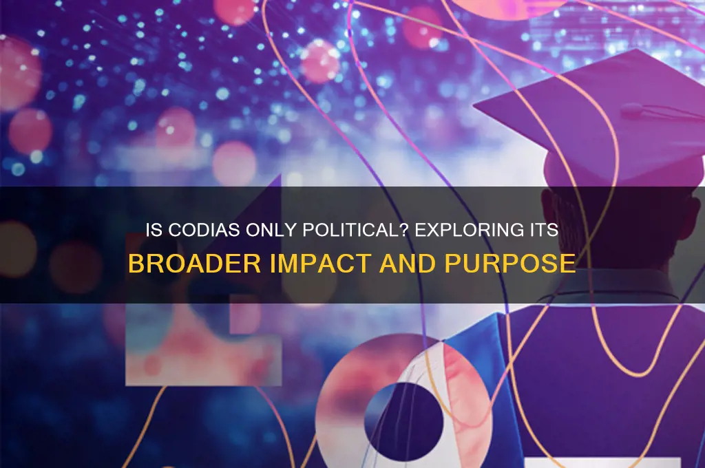 is codias only political