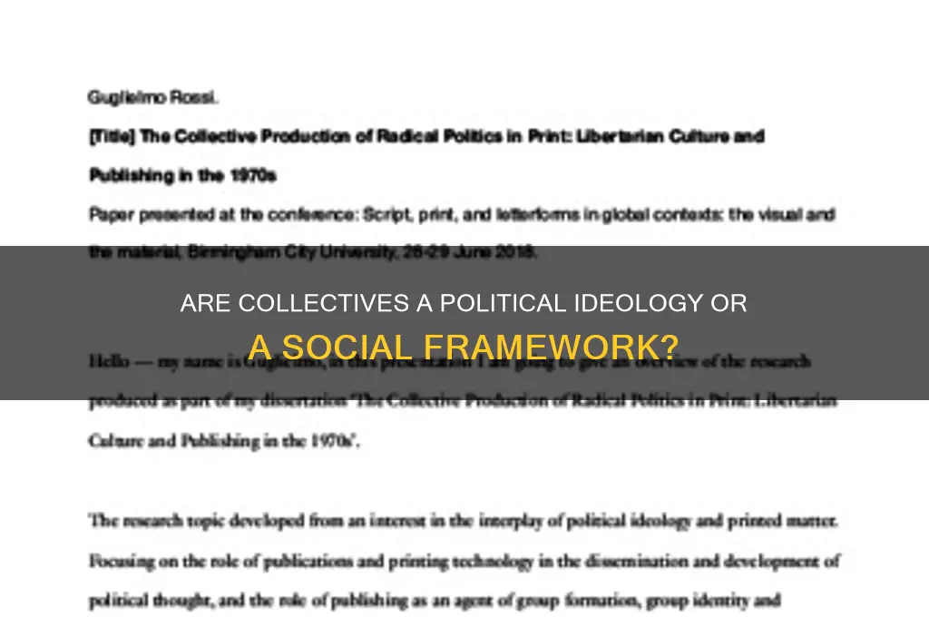 is collectives a political ideology