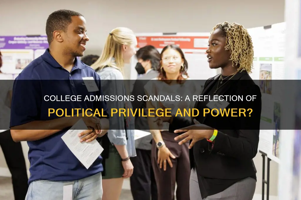 is college admissions scandals political