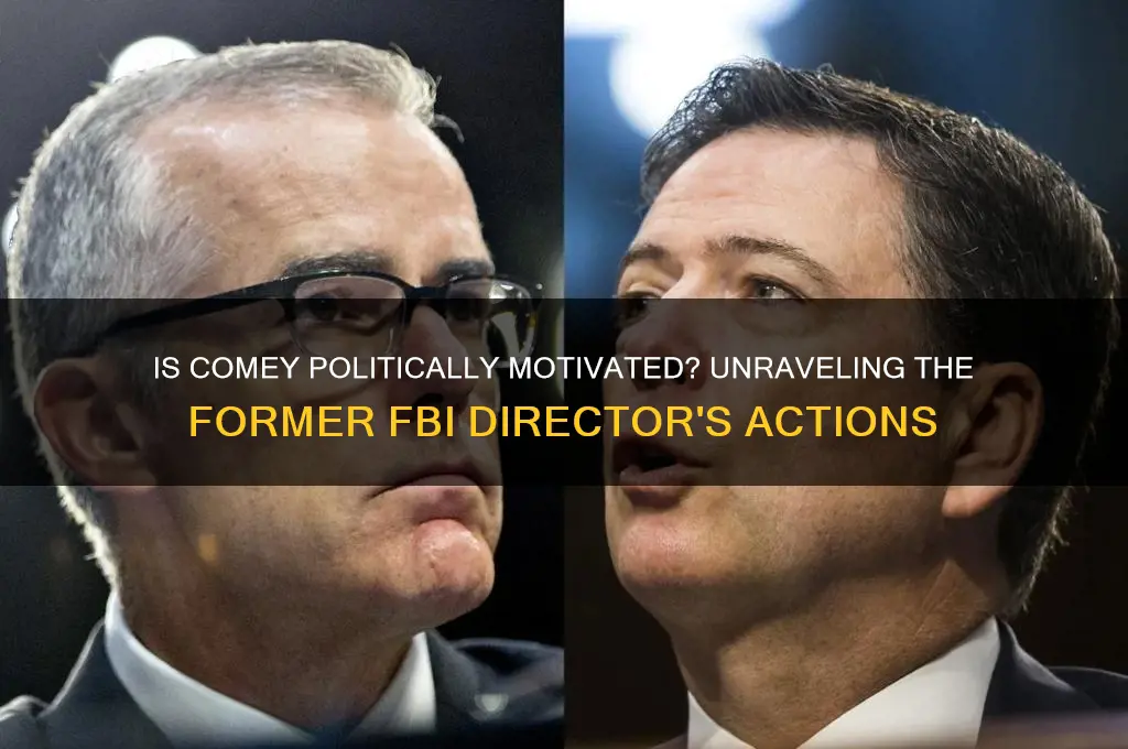 is comey politically motivated