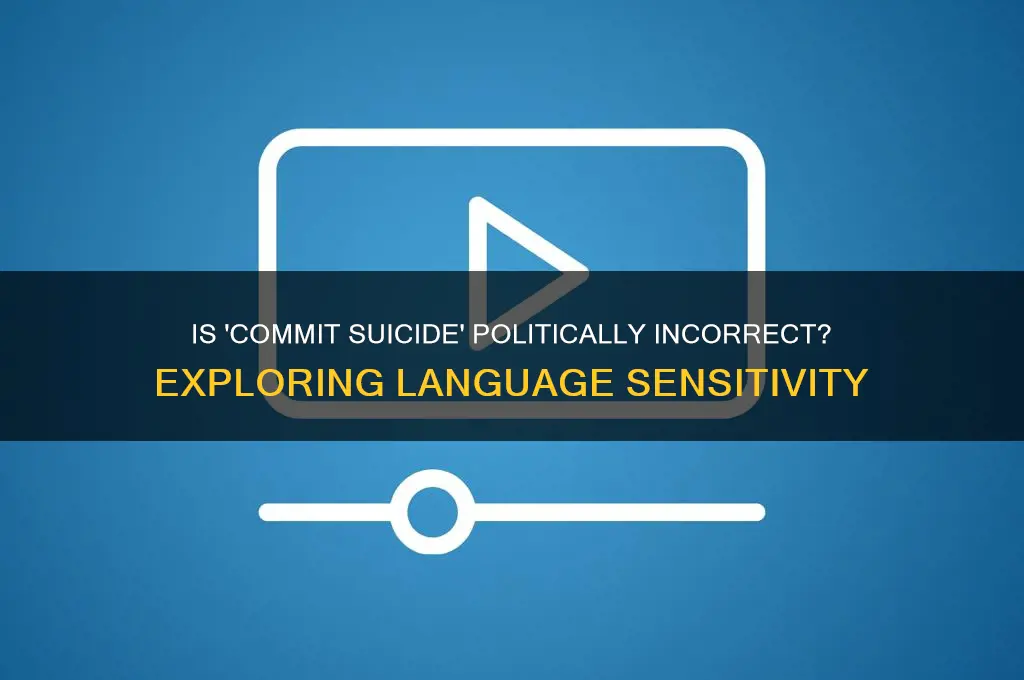 is commit suicide politically incorrect