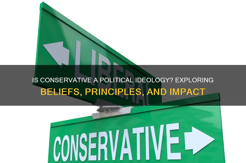 is conservative a political ideology