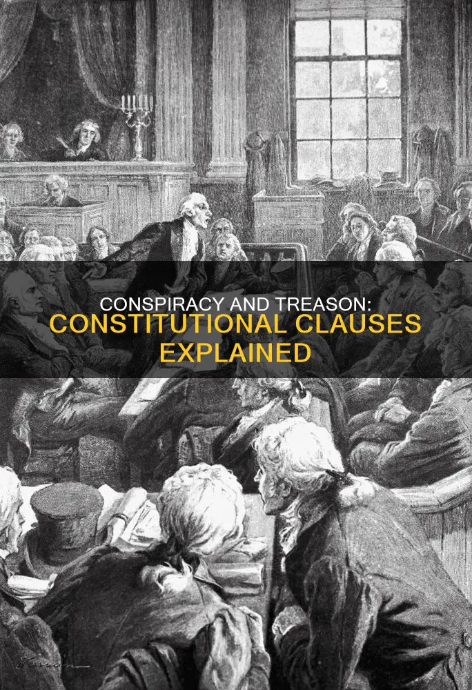 is conspiracy and treason mentioned in the constitution