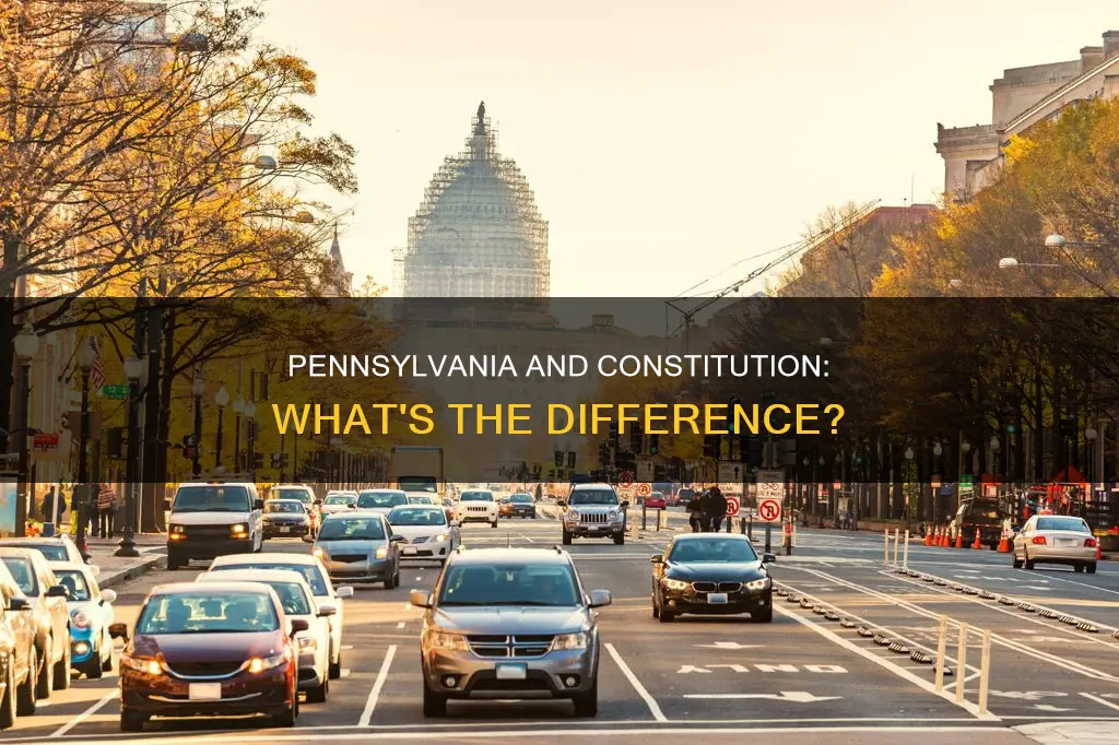 is constitution ave and pennsylvania ave the same