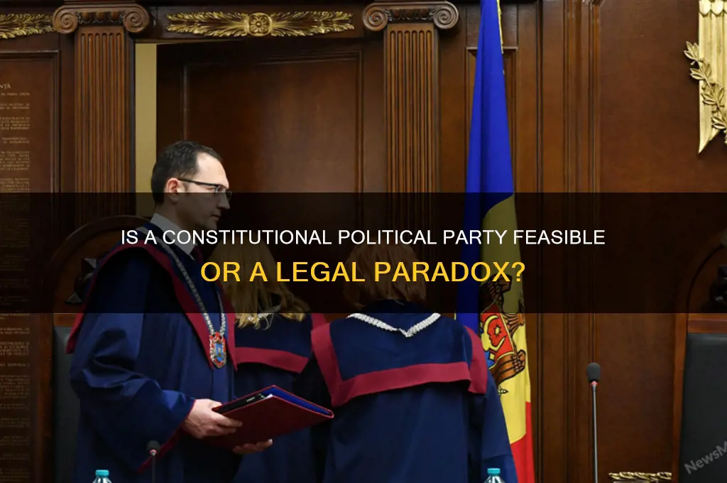 is constitutional a political party