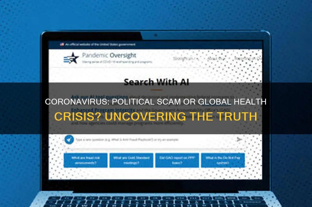 is coronavirus a political scam