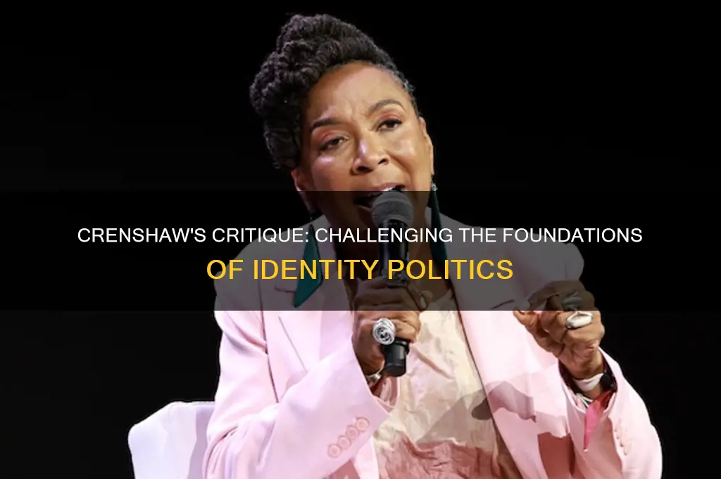 is crenshaw against identity politics
