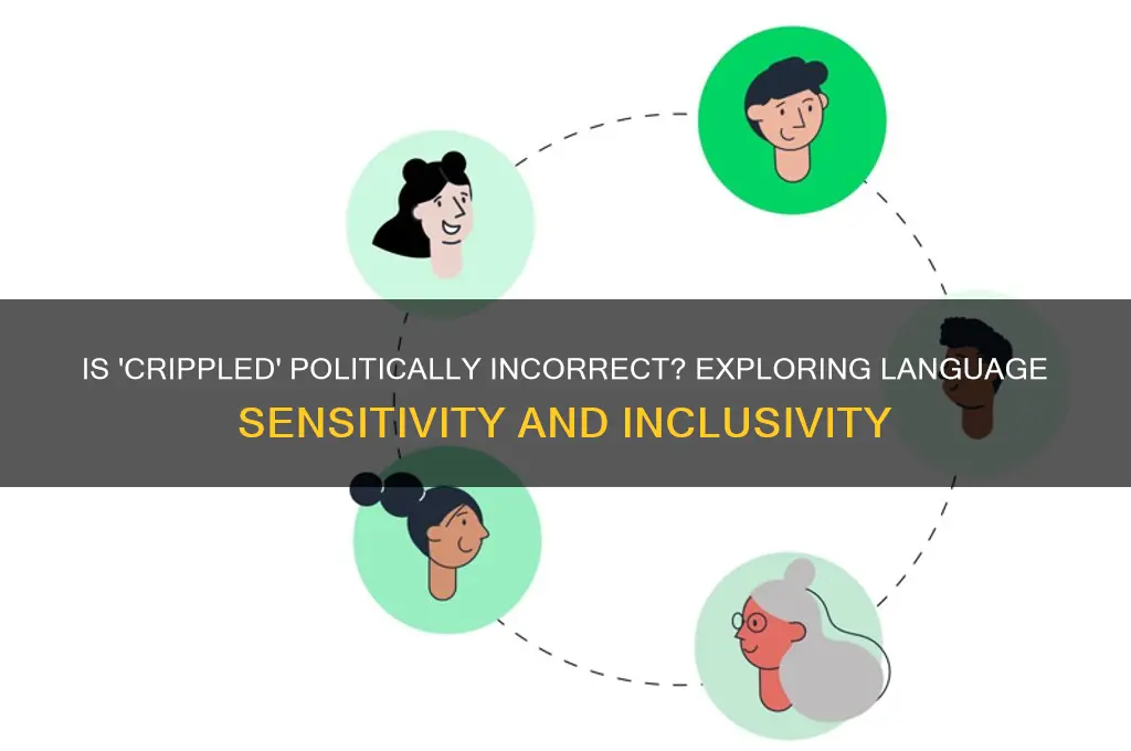 is crippled politically incorrect