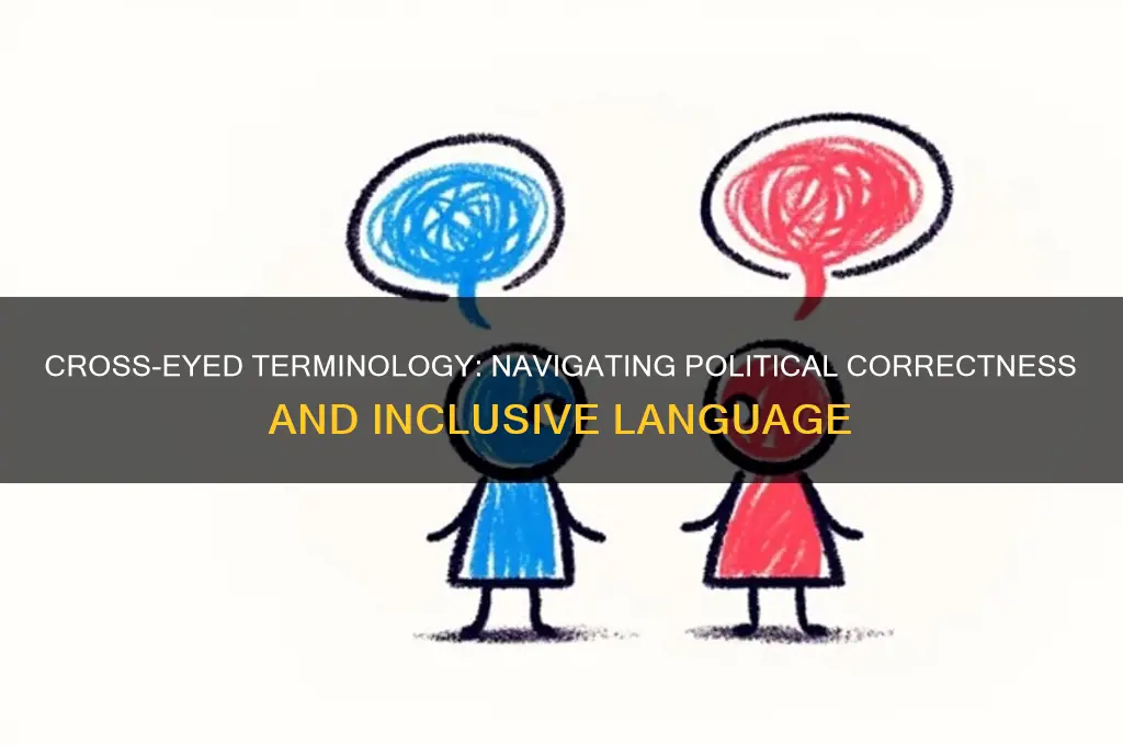 is cross-eyed politically incorrect