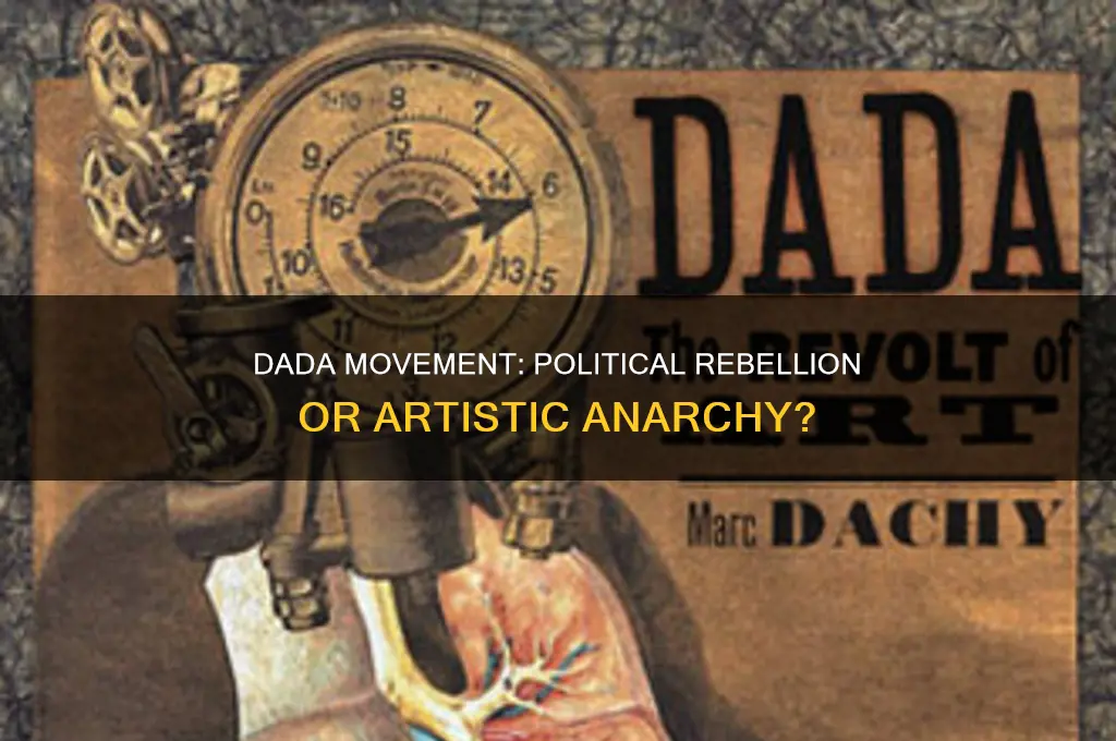 is dada movement specifically political