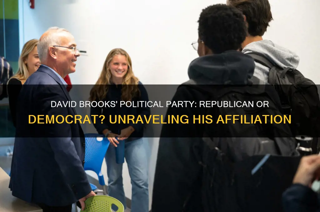 is david brooks political party republican or democrat