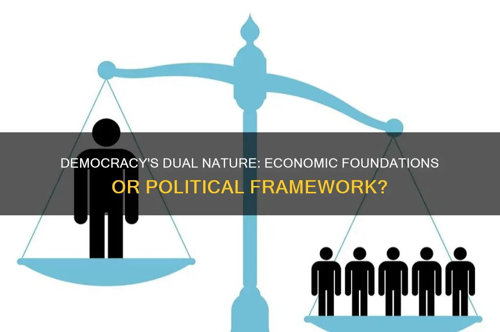 is democracy economic or political