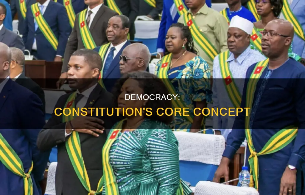 is democracyu a key concepts of the constitution