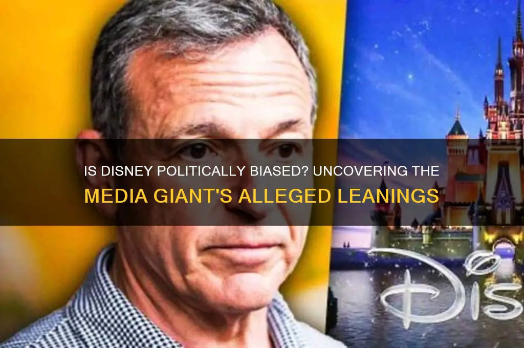 is disnet bias politically