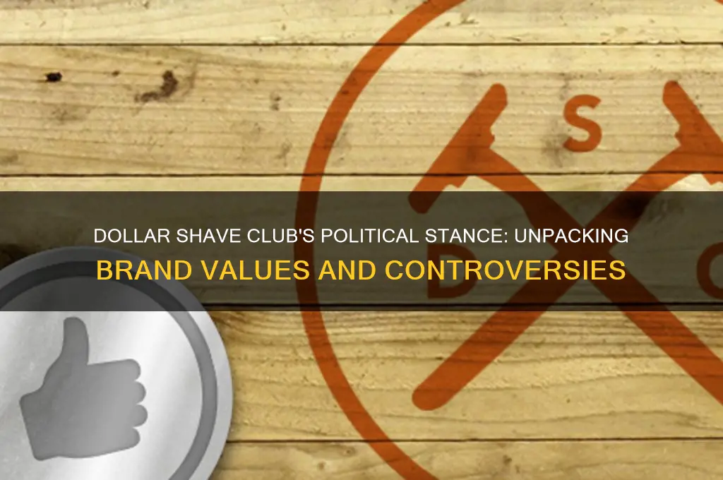 is dollar shave club political