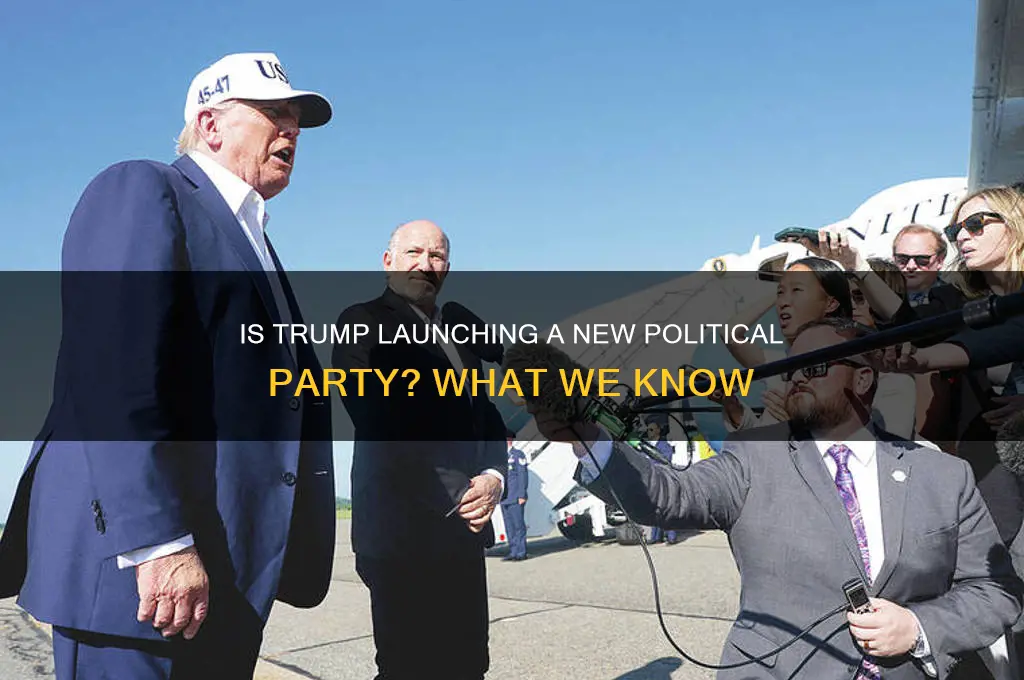 is donald trump starting a new political party